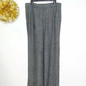 Soft Surroundings Womens Dress Career Pants Gray Marled Slacks 12